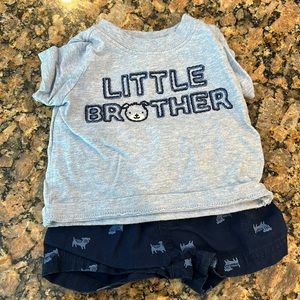 Little Brother Summer outfit Size 0-3